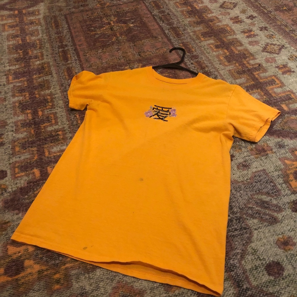 Urban Outfitters yellow Love tee